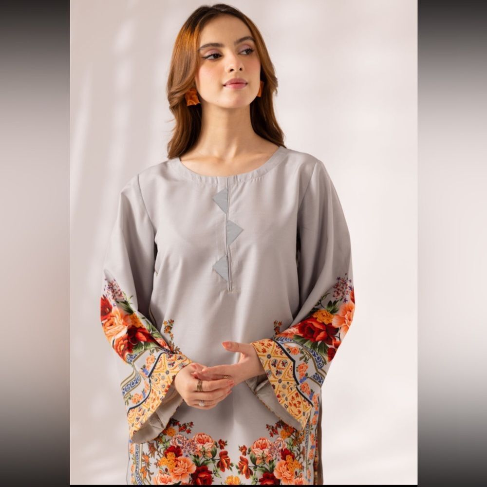 SILAYIPRET PAKISTANI DESIGNER 2 PIECE DRESS STITCHED ELEGANT INDIAN - Picture 2 of 13